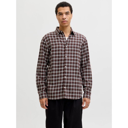 12260776 JORJOSHUA FLANNEL CHECK SHIRT LS LN