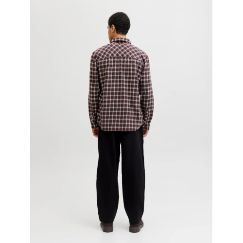 12260776 JORJOSHUA FLANNEL CHECK SHIRT LS LN