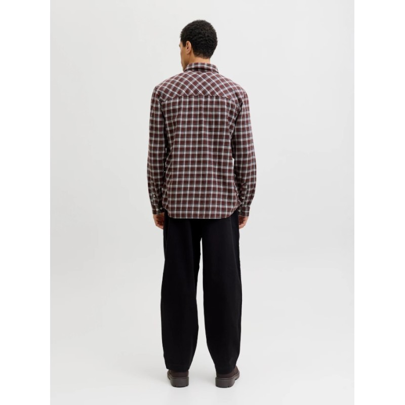 12260776 JORJOSHUA FLANNEL CHECK SHIRT LS LN