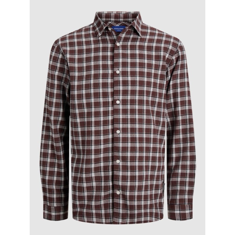 12260776 JORJOSHUA FLANNEL CHECK SHIRT LS LN