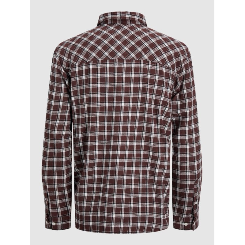 12260776 JORJOSHUA FLANNEL CHECK SHIRT LS LN