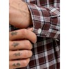 12260776 JORJOSHUA FLANNEL CHECK SHIRT LS LN