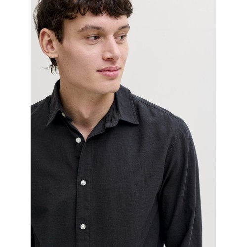 12288595 JJEBREEZE LINEN BLEND SHIRT L/S SN