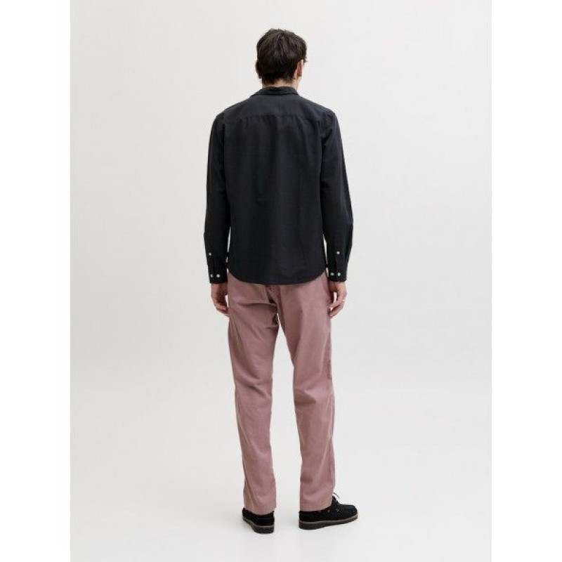 12288595 JJEBREEZE LINEN BLEND SHIRT L/S SN
