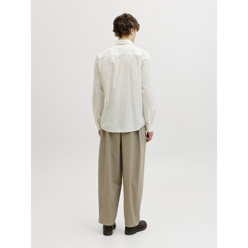 12288595 JJEBREEZE LINEN BLEND SHIRT L/S SN