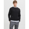 12278785 JJEEMIL KNIT CABLE CREW NECK MOOS