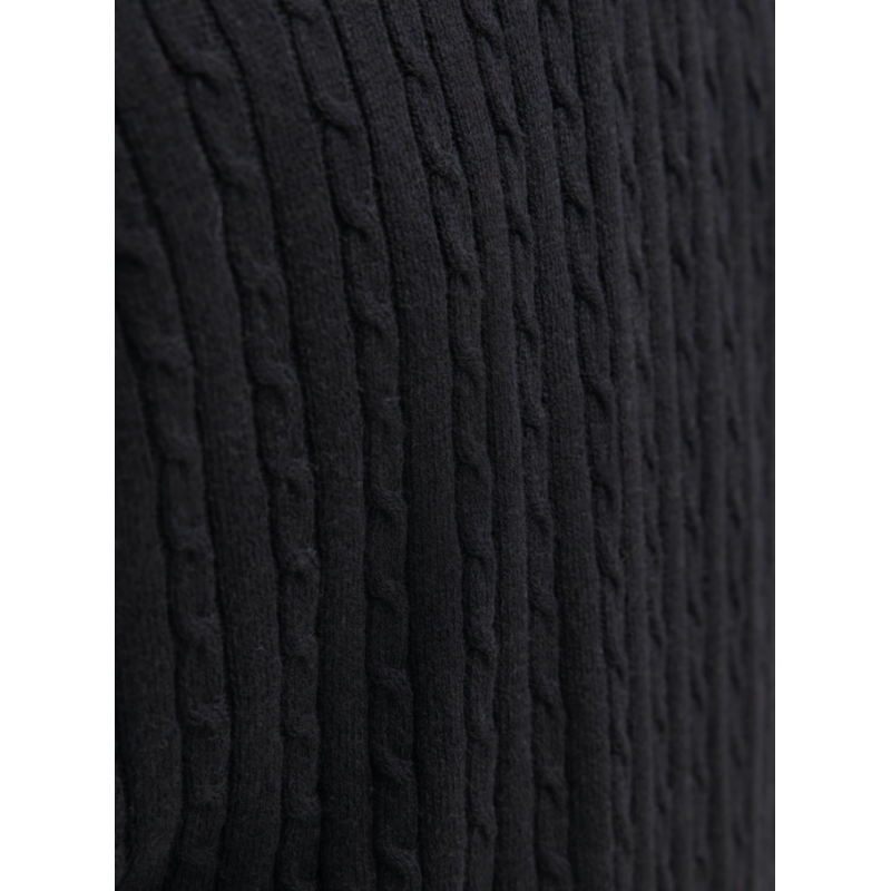 12278785 JJEEMIL KNIT CABLE CREW NECK MOOS