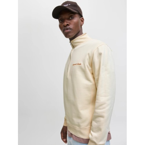 12282899 JORNORREBRO EMB SWEAT HIGH NECK SN