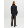 12289184 JJESUMMER LINEN BLEND BAND SHIRT L/S SN