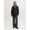 12289184 JJESUMMER LINEN BLEND BAND SHIRT L/S SN