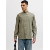 12289184 JJESUMMER LINEN BLEND BAND SHIRT L/S SN