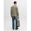 12289184 JJESUMMER LINEN BLEND BAND SHIRT L/S SN