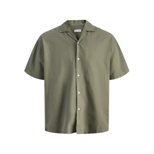 12288594 JJEBREEZE LINEN BLEND RESORT SHIRT SS SN