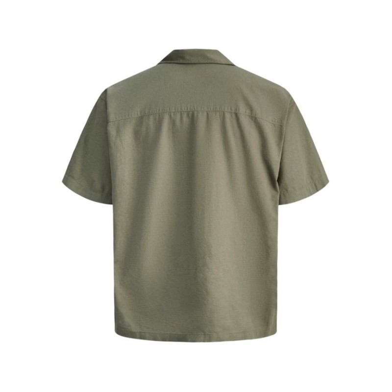 12288594 JJEBREEZE LINEN BLEND RESORT SHIRT SS SN