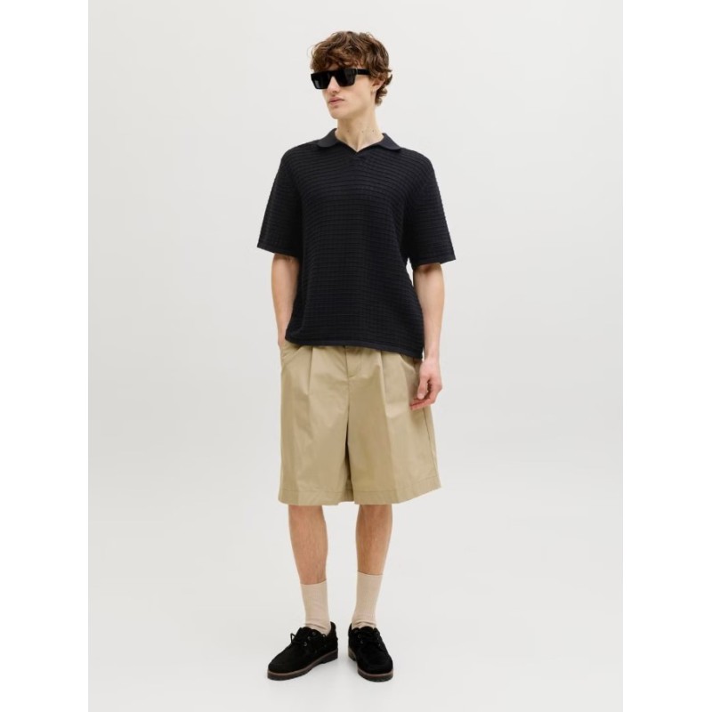 12291422 JORNANTUCKET KNIT SPLIT NECK POLO