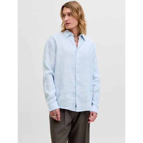 12293563 JPRBLALAWRENCE LINEN LS SHIRT SN