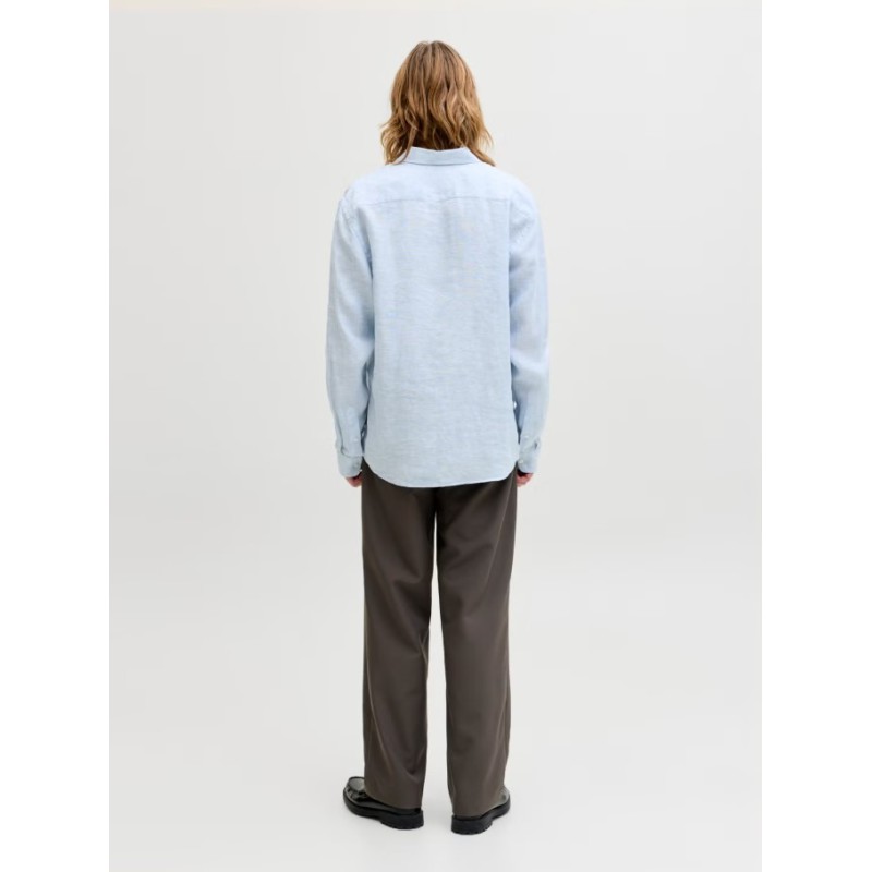 12293563 JPRBLALAWRENCE LINEN LS SHIRT SN