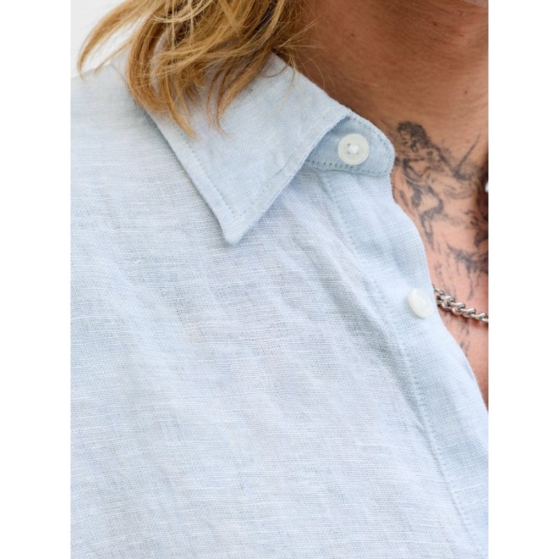 12293563 JPRBLALAWRENCE LINEN LS SHIRT SN