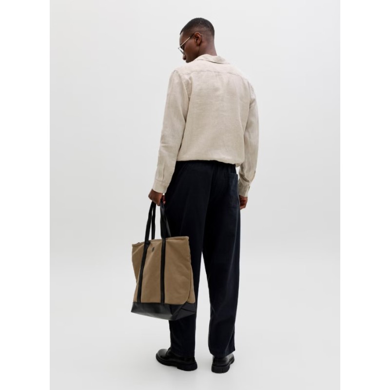 12293563 JPRBLALAWRENCE LINEN LS SHIRT SN