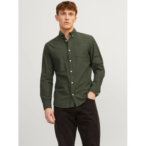 12182486 JJEOXFORD SHIRT L/S S21 NOOS