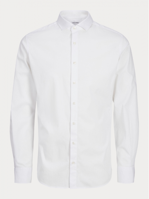 12269856 JPRBLAJAXON STRETCH SHIRT L/S NOOS