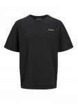 12269358 JJCRINKLE TEE SS CREW NECK BLACK