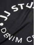 12269358 JJCRINKLE TEE SS CREW NECK BLACK