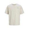 12269358 JJCRINKLE TEE SS CREW NECK BEIGE