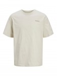 12269358 JJCRINKLE TEE SS CREW NECK BEIGE