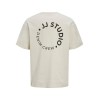 12269358 JJCRINKLE TEE SS CREW NECK BEIGE