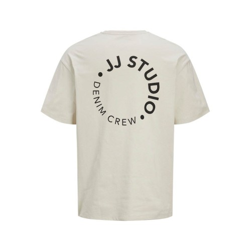 12269358 JJCRINKLE TEE SS CREW NECK BEIGE