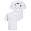 12269358 JJCRINKLE TEE SS CREW NECK WHITE