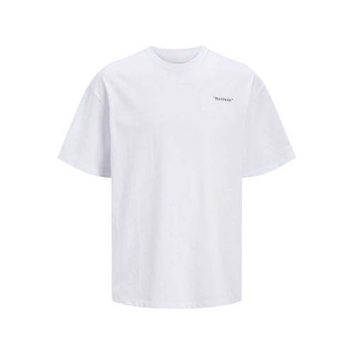 12269358 JJCRINKLE TEE SS CREW NECK WHITE