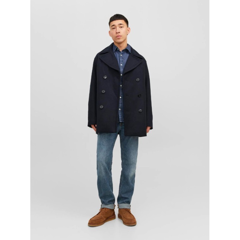 12239479 JPRBLUCAPTAIN WOOL PEACOAT