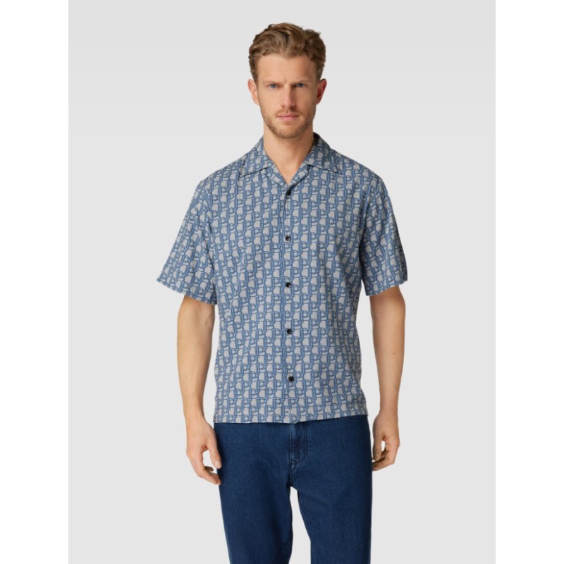 12227834 JPRBLUCHARLIE OVERSSIZE RESORT SHIRT S/S