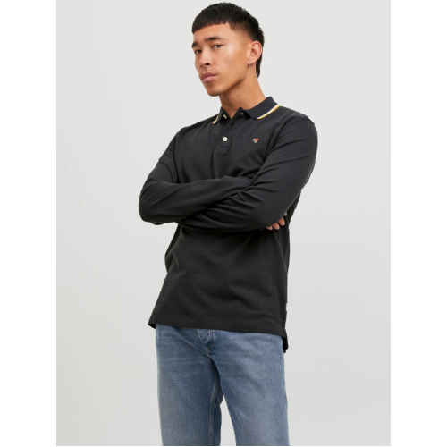 12174038 JPRBLUWIN POLO LS BLACK