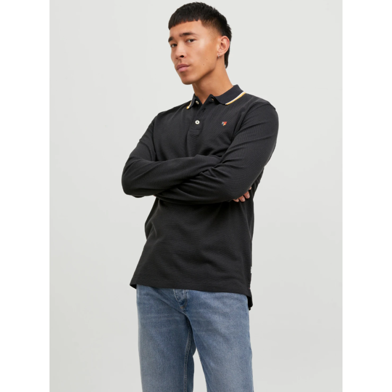 12174038 JPRBLUWIN POLO LS BLACK