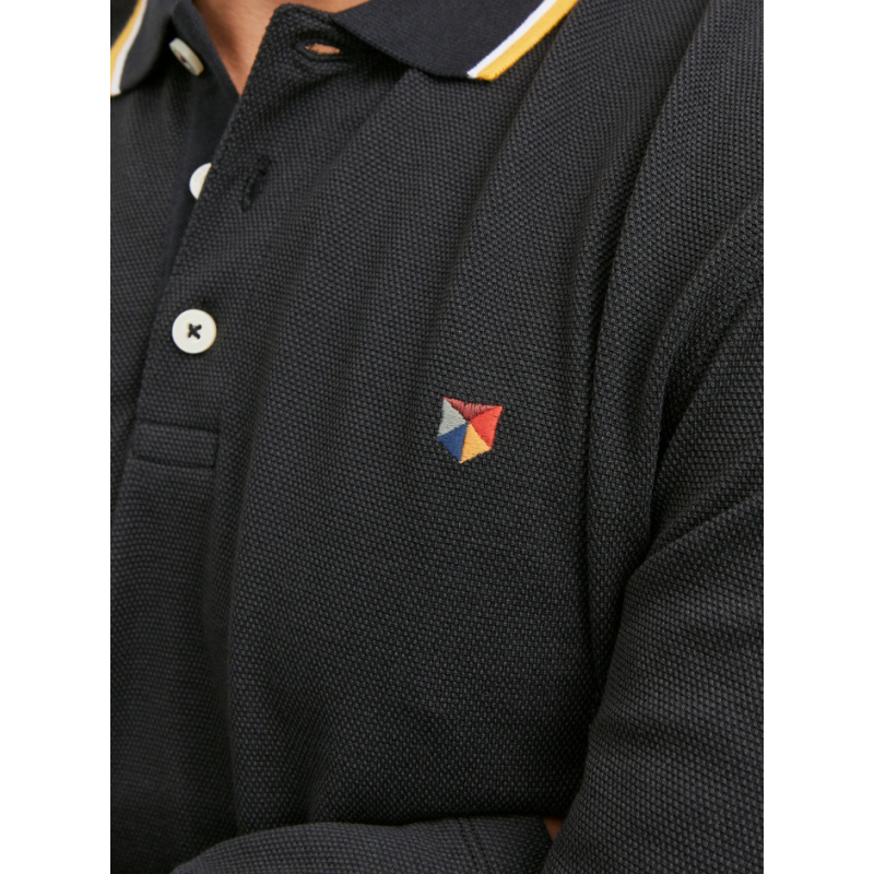 12174038 JPRBLUWIN POLO LS BLACK