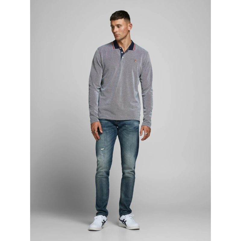 12174038 JPRBLUWIN POLO LS GREY