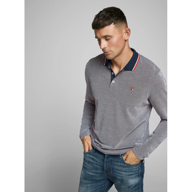 12174038 JPRBLUWIN POLO LS GREY