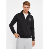 12236166 JJJAKE SWEAT ZIP HIGH NECK BLACK