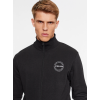 12236166 JJJAKE SWEAT ZIP HIGH NECK BLACK