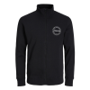 12236166 JJJAKE SWEAT ZIP HIGH NECK BLACK