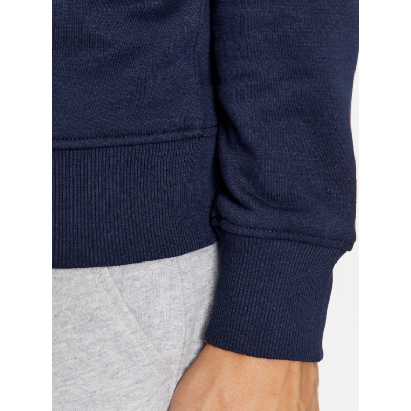 12236166 JJJAKE SWEAT ZIP HIGH NECK BLUE
