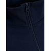 12236166 JJJAKE SWEAT ZIP HIGH NECK BLUE