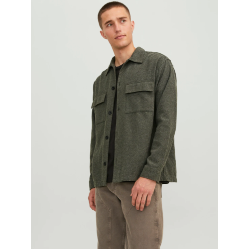 12239329 JORMELANGE OVERSHIRT LS KHAKI