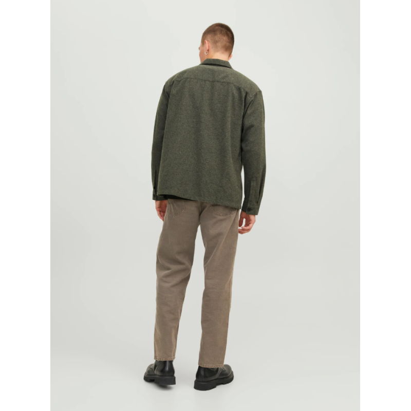 12239329 JORMELANGE OVERSHIRT LS KHAKI