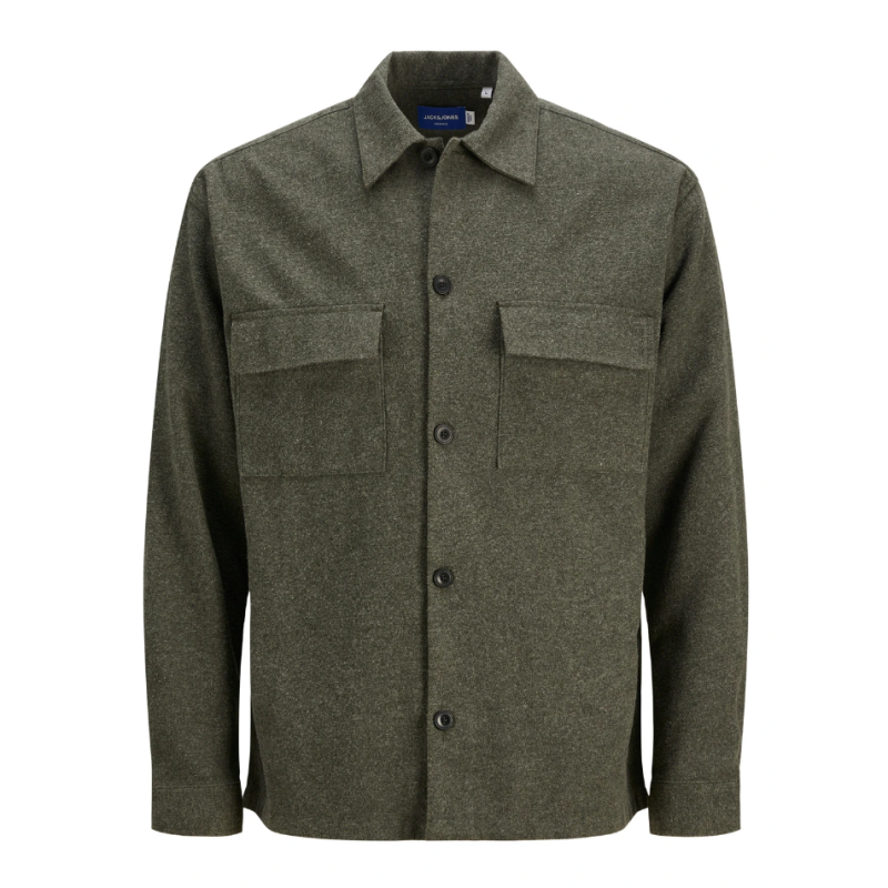 12239329 JORMELANGE OVERSHIRT LS KHAKI