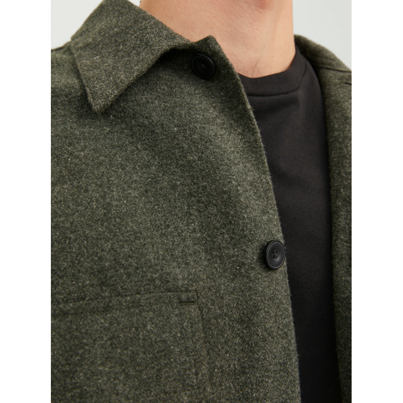 12239329 JORMELANGE OVERSHIRT LS KHAKI