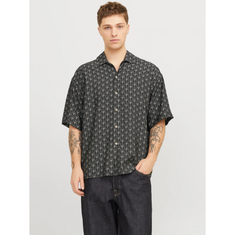 12271103 JORMARSHALL ISLINGTON AOP SHIRT SS NN